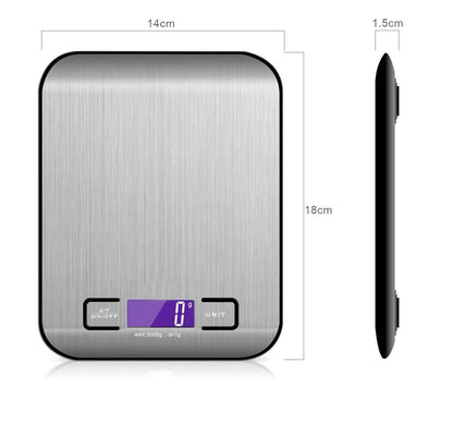 Rechargeable Stainless Steel Kitchen Scale HejK.com Marketplace LLC