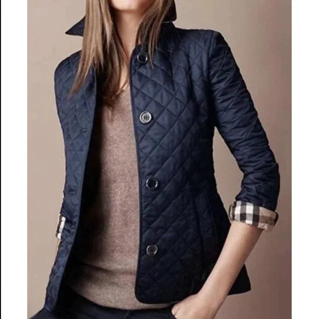Women's Quilted Winter Jacket WEM Support (www.WEM.support)