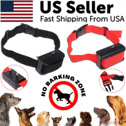Automatic Anti Bark Barking Dog Shock Control COLLAR Device Small Medium Large WEM Support (www.WEM.support)