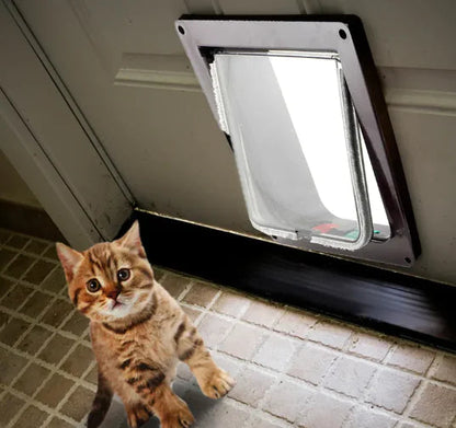 Lockable Pet Door Security ABS Plastic WEM Support (www.WEM.support)
