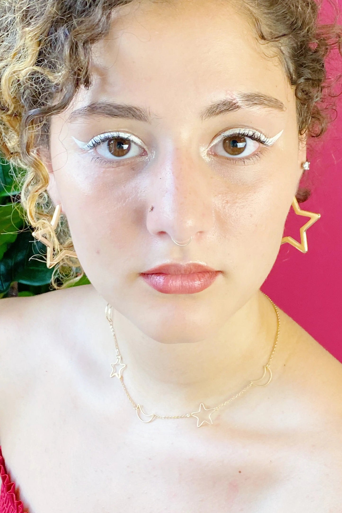 Golden Stars Earrings WEM Support (www.WEM.support)