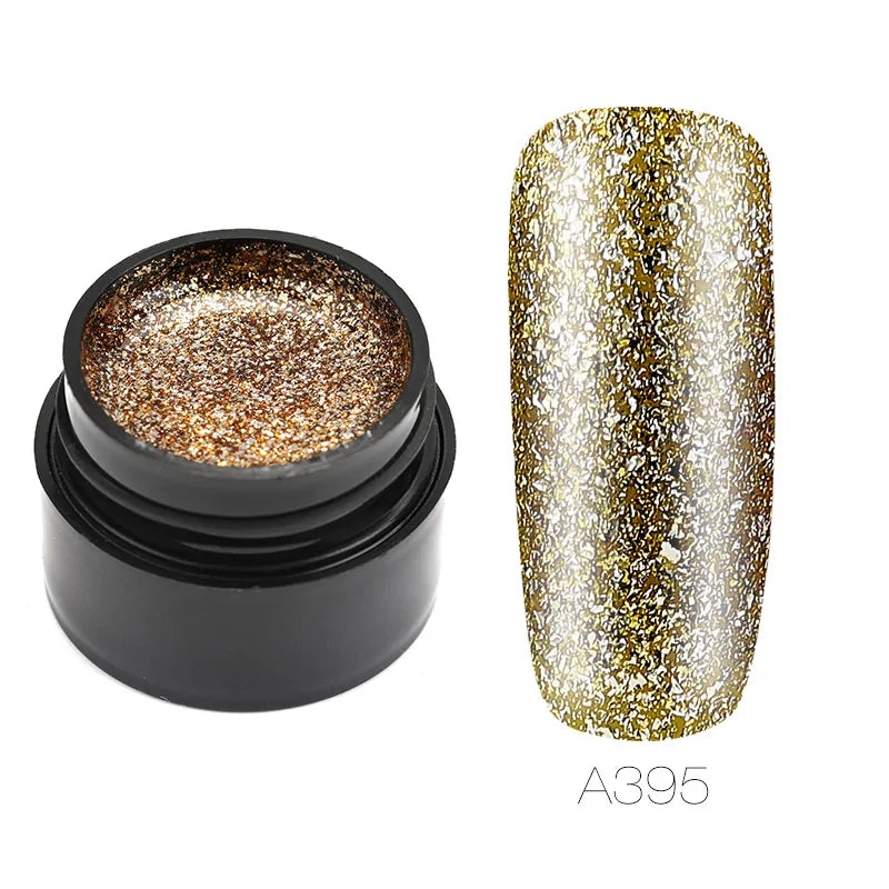 Hybrid Varnishes Gel Nail Polish Set Glitter WEM Support (www.WEM.support)