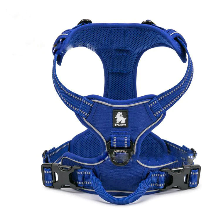 Truelove Adjustable Reflective Nylon Dog Harness WEM Support (www.WEM.support)