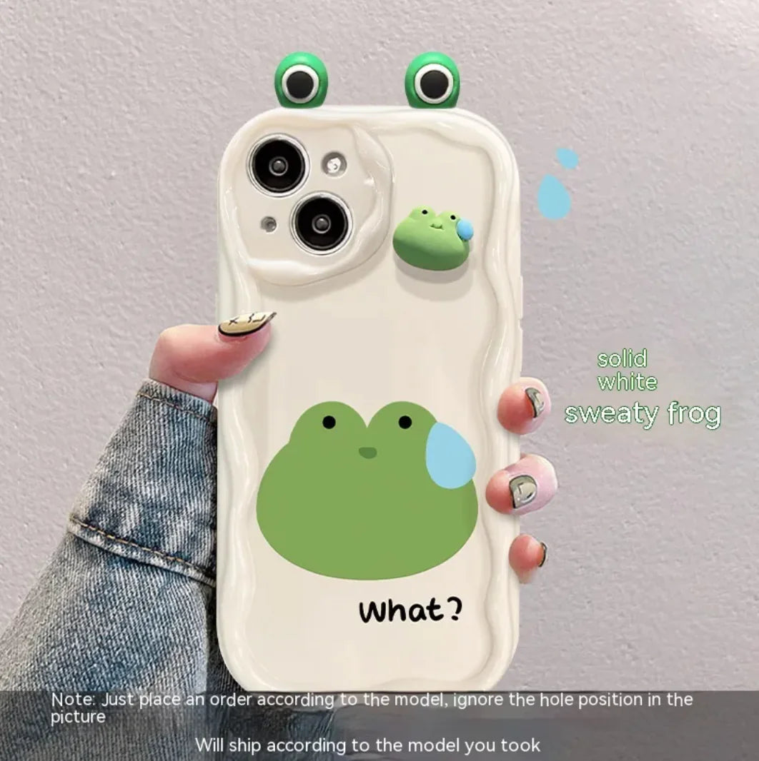 3D Frog Doll Silicone Case WEM Support (www.WEM.support)