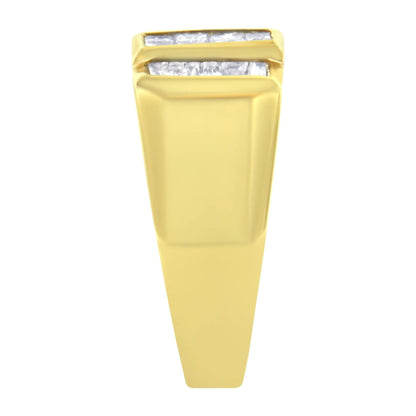 14KT Yellow Gold Diamond Ring (1 5/8 cttw, H-I Color, I1-I2 Clarity) WEM Support (www.WEM.support)