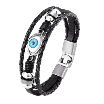 Charm Multi-Layer Evil Eye Bracelet
