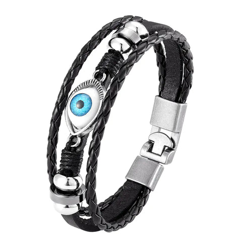 Charm Multi-Layer Evil Eye Bracelet