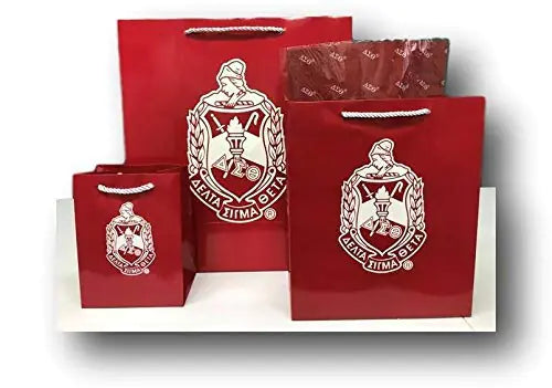 Set Bolsas de Regalo y Papel Delta Sigma Theta HejK.com Marketplace LLC
