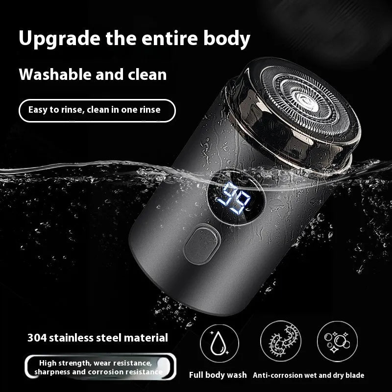 Rechargeable Washable Travel Men's Shaver WEM Support (www.WEM.support)