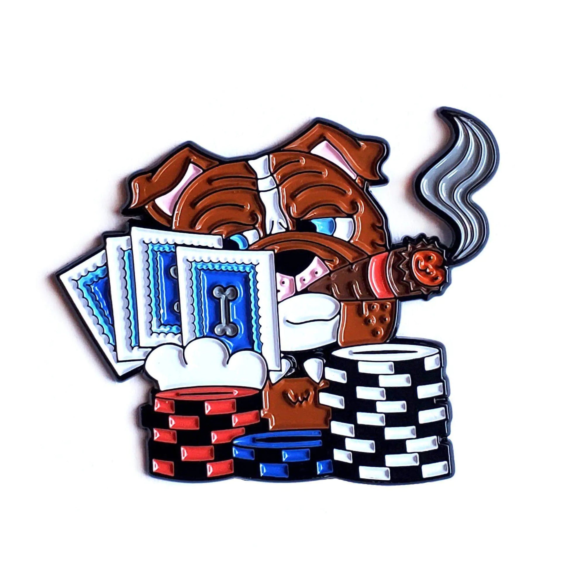 Poker Dog Pin WEM Support (www.WEM.support)