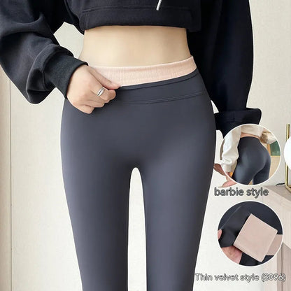Fleece-lined Thick High Waist Hip Lift Leggings For Women WEM Support (www.WEM.support)