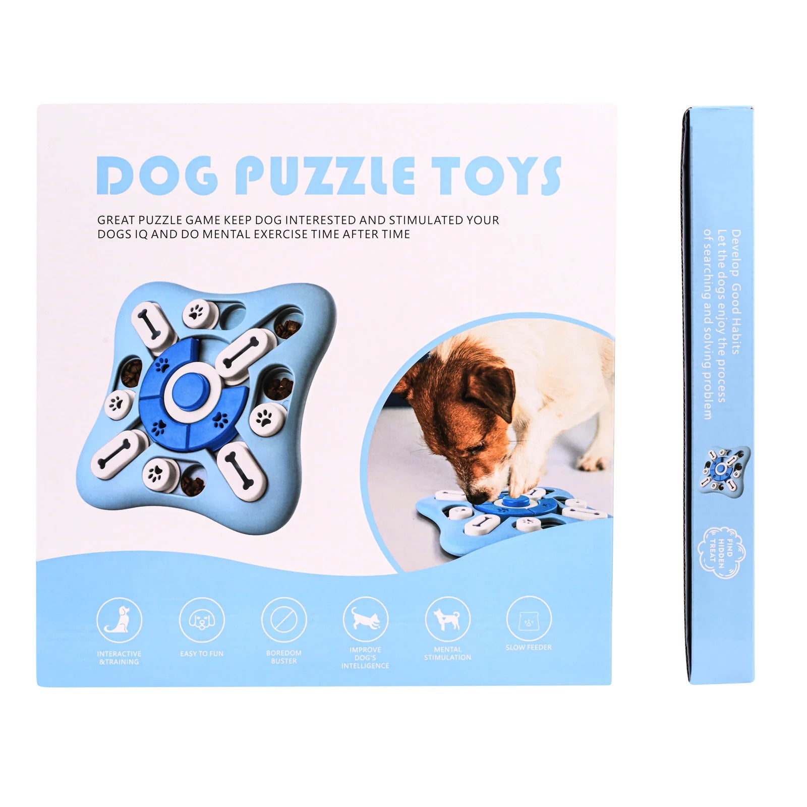 Interactive Slow Feeder Puzzle Toy for Dogs WEM Support (www.WEM.support)