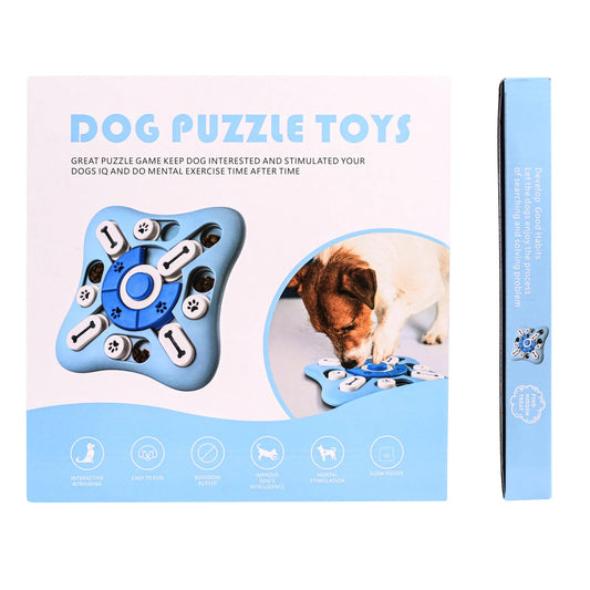 Interactive Slow Feeder Puzzle Toy for Dogs WEM Support (www.WEM.support)