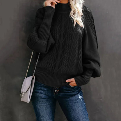 Women's New Style Medium Neck Sweater WEM Support (www.WEM.support)