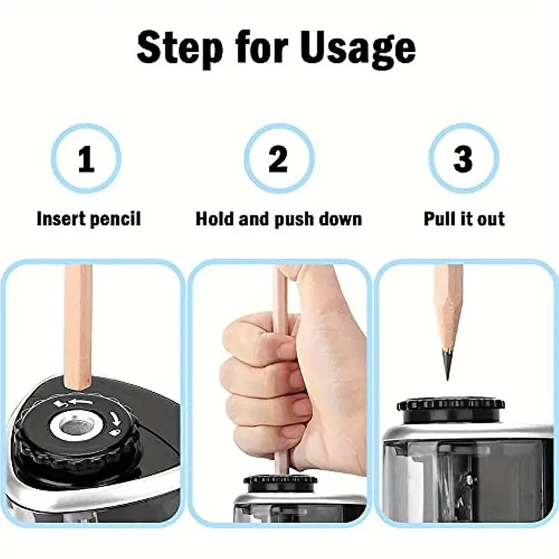 Compact Power Pencil Sharpener