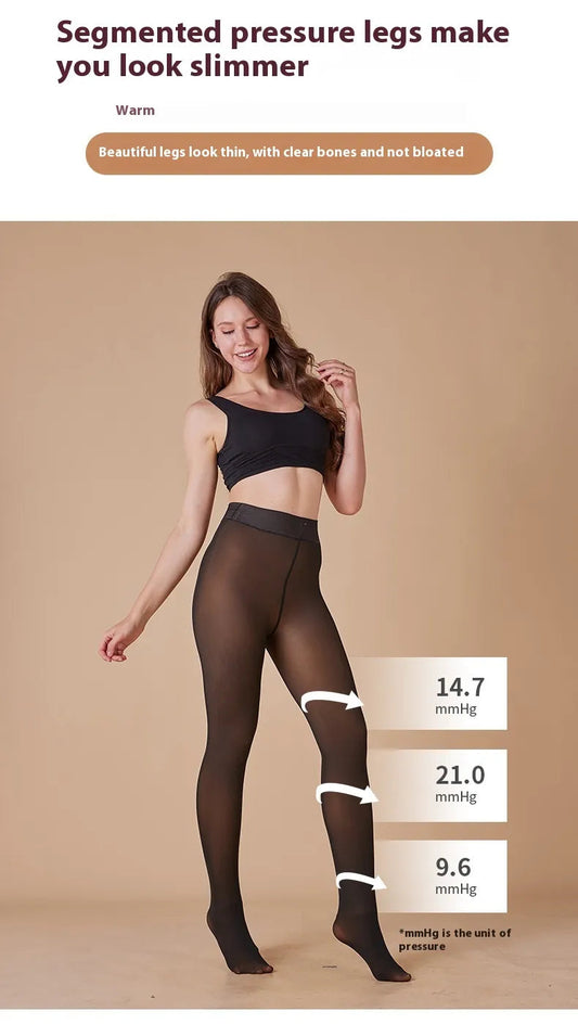 Sheer Fleece-Lined Leggings WEM Support (www.WEM.support)