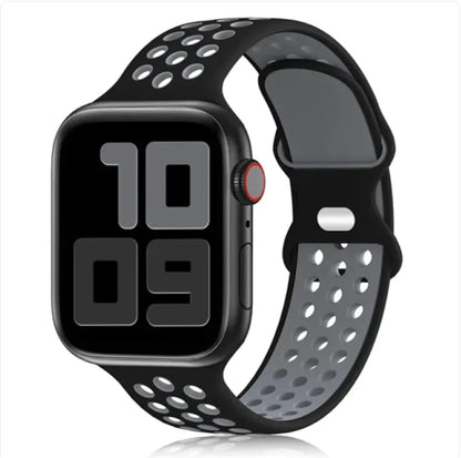 Two-Tone Silicone Sports Wristband WEM Support (www.WEM.support)