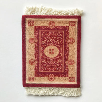 Persian Carpet Mouse Pad & Coasters: Vintage Elegance