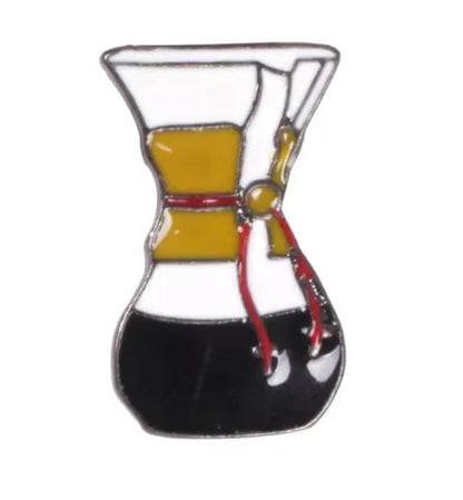 Cat & Coffee Enamel Pin Set WEM Support (www.WEM.support)