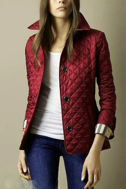 Women's Quilted Winter Jacket WEM Support (www.WEM.support)