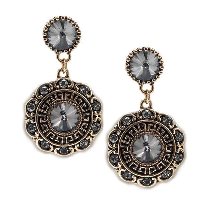 Bloom Earrings-Charcoal WEM Support (www.WEM.support)