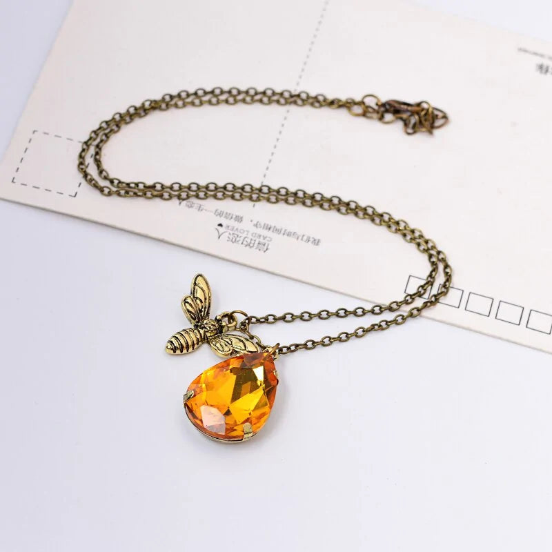 Amber Crystal Pendant WEM Support (www.WEM.support)