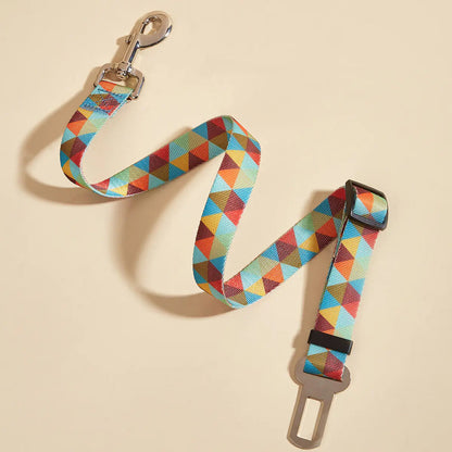 Nylon Dog Car Seat Belt with Hand Holding Rope HejK.com Marketplace LLC