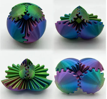 Bola de Engrenagem de Impressão 3D Rotatória