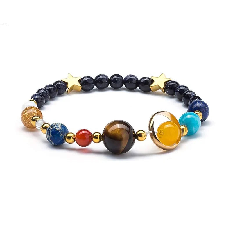 Lava Rock 7 Chakras Bracelet WEM Support (www.WEM.support)