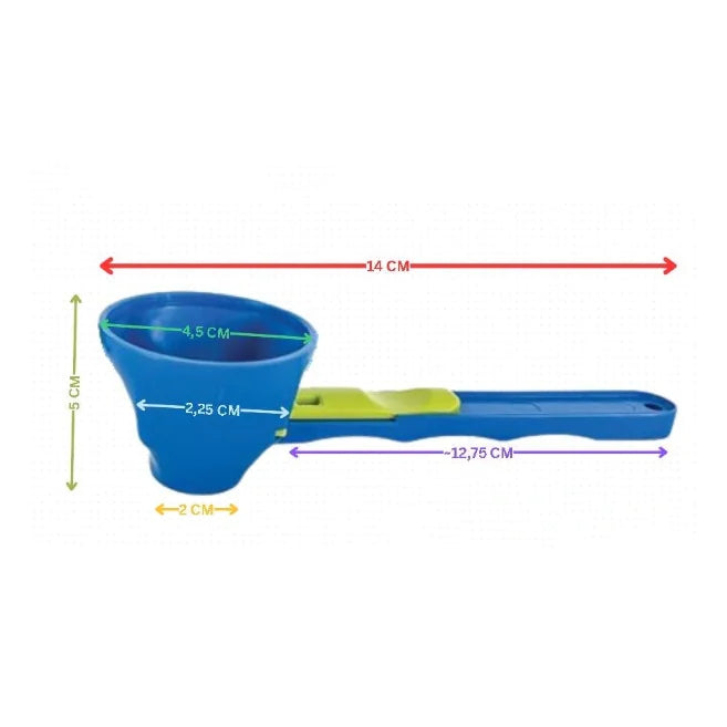 Anti-Overflow Measuring Spoon WEM Support (www.WEM.support)
