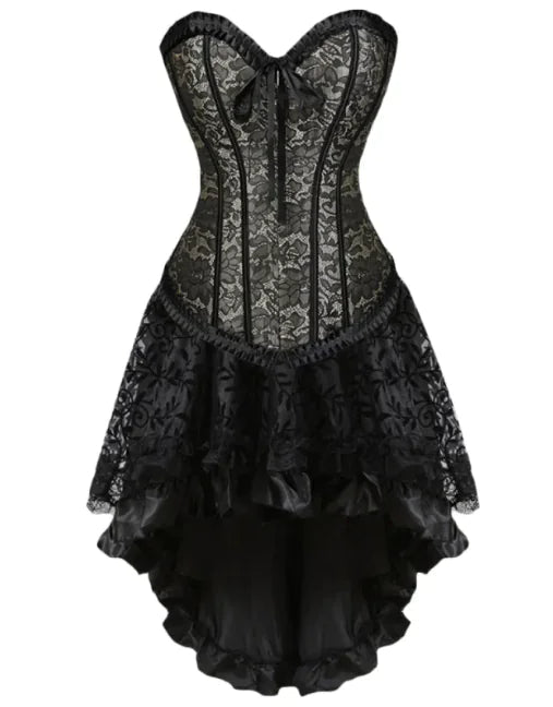 Body-Shaping Two-Piece Court Dress with Adjustable Fit WEM Support (www.WEM.support)