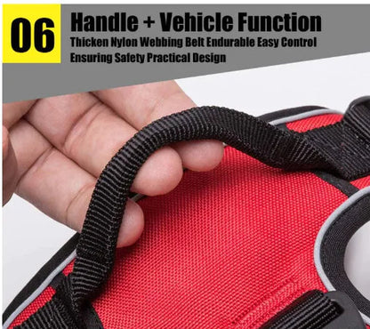 Truelove Adjustable Reflective Nylon Dog Harness WEM Support (www.WEM.support)