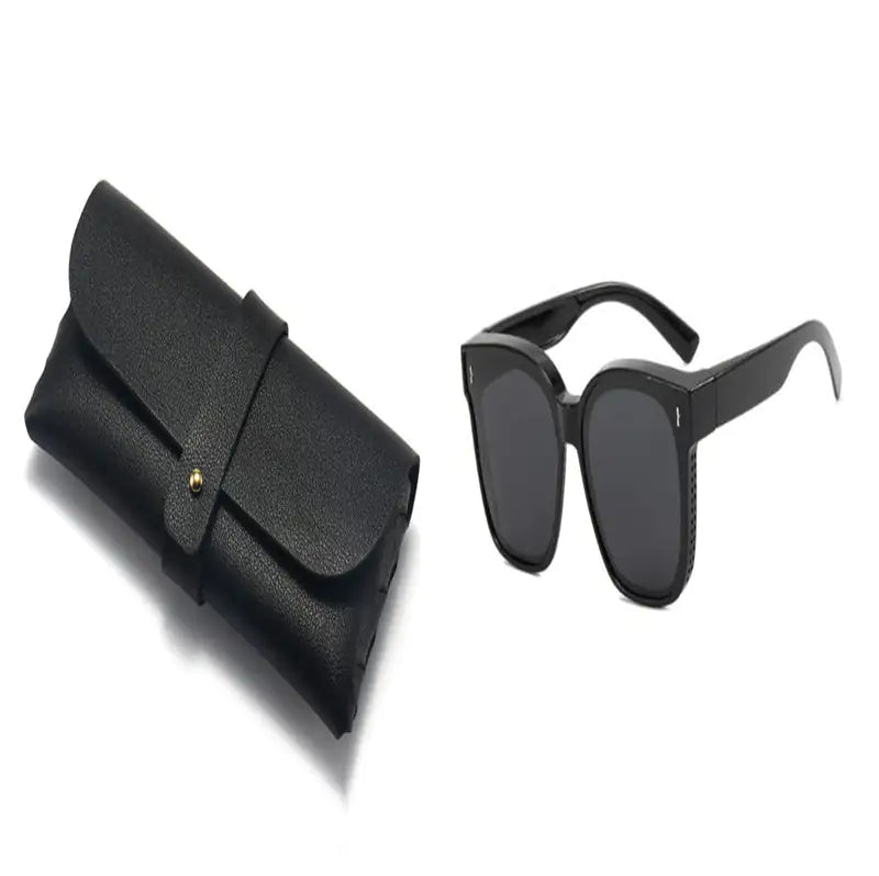 Summer Driving Sun Protection Polarized Light One Mirror Dual Use Anti Glare Trendy Sunglasses WEM Support (www.WEM.support)