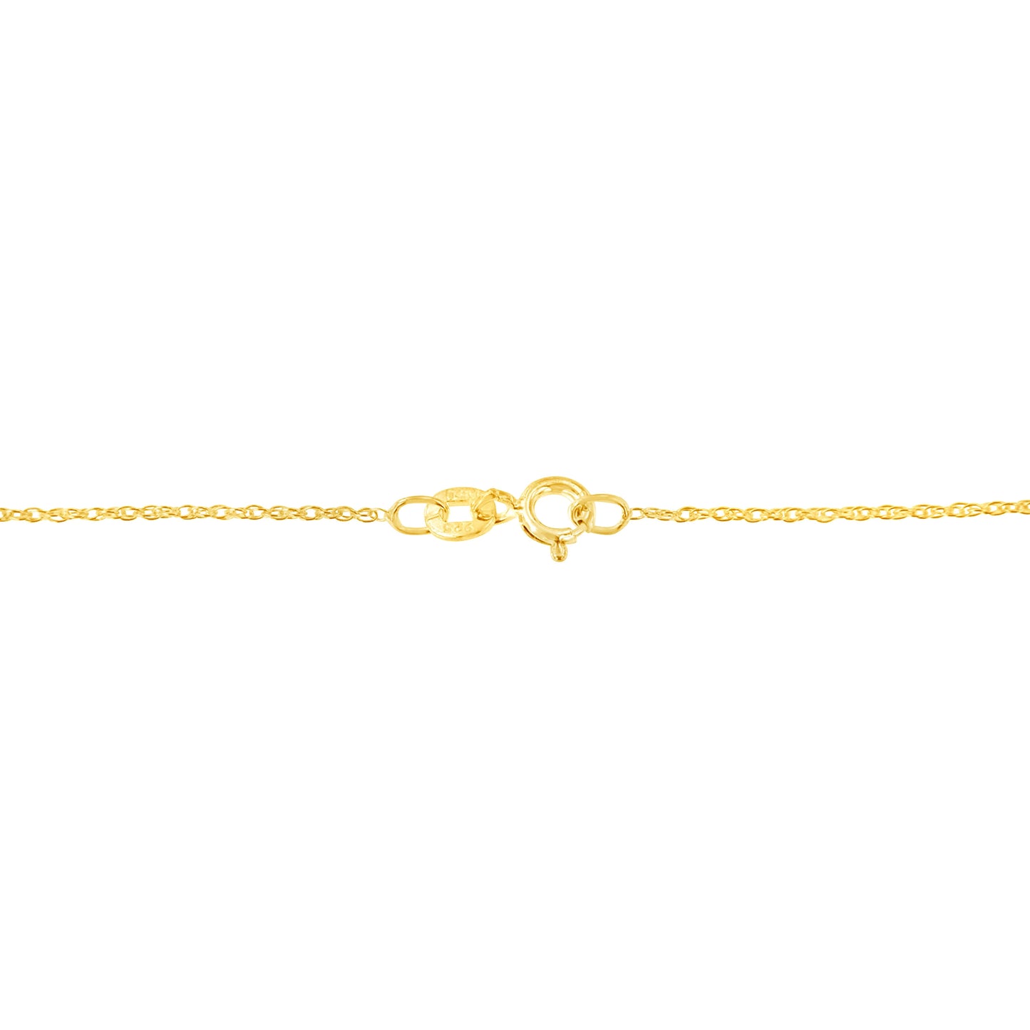 10KT Yellow Gold Heart Shaped 1/4 cttw Diamond 18" Pendant Necklace (K-L, I1-I2) WEM Support (www.WEM.support)