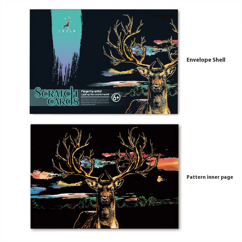 Colorful Urban Scratching Art Kit WEM Support (www.WEM.support)