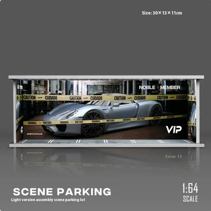 Miniature Parking Lot Display Shelf WEM Support (www.WEM.support)