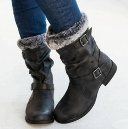 Warm Women's Snow Boots In Autumn And Winter WEM Support (www.WEM.support)