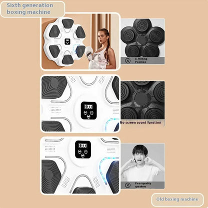 Treinador de Reação com Música Inteligente para Boxe WEM Support (www.WEM.support)