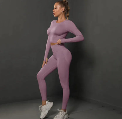 Knitted Yoga Pants Suit WEM Support (www.WEM.support)