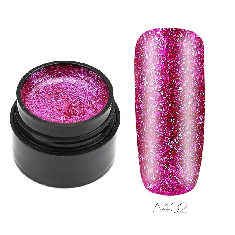 Hybrid Varnishes Gel Nail Polish Set Glitter WEM Support (www.WEM.support)