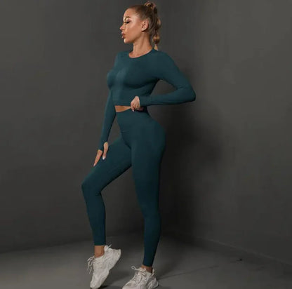 Knitted Yoga Pants Suit WEM Support (www.WEM.support)