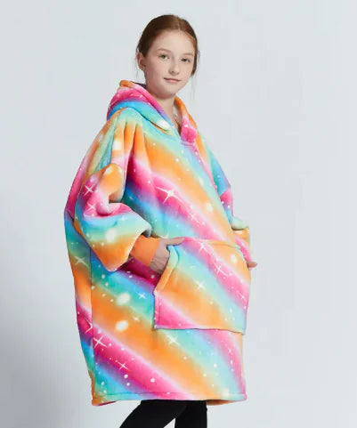 Women's Hooded Pullover Sweater Blanket WEM Support (www.WEM.support)