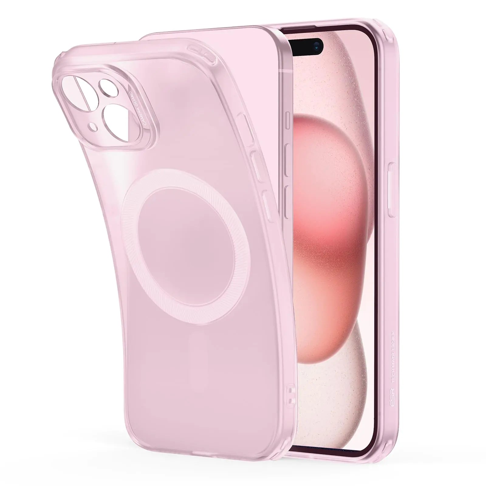 ESR for iPhone 15 Case, Compatible with MagSafe, Military-Grade Protection, Resists Yellowing and Scratches, Magnetic Phone Case for iPhone 15, Zero Series, Frosted Pink HejK.com Marketplace LLC