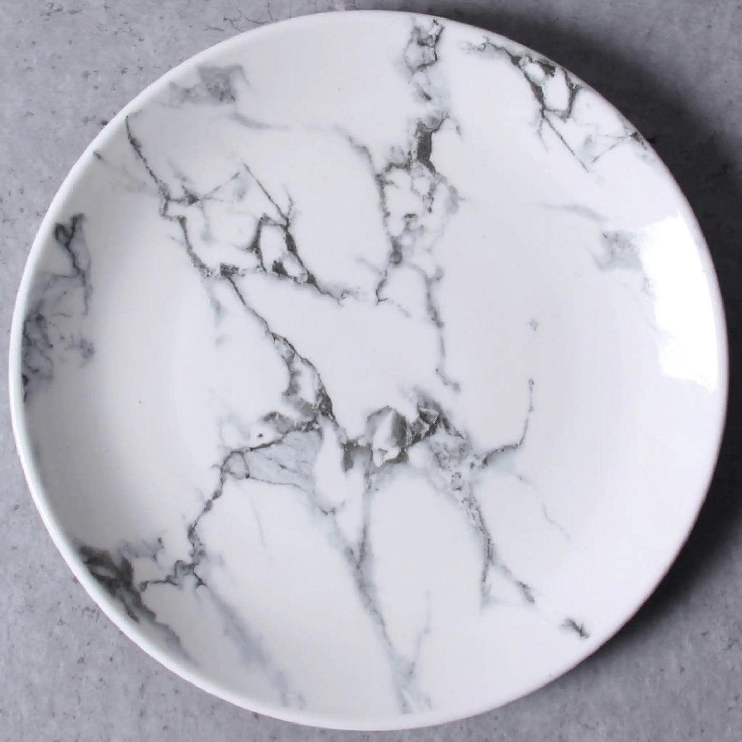 Marble Round Plate 10" WEM Support (www.WEM.support)