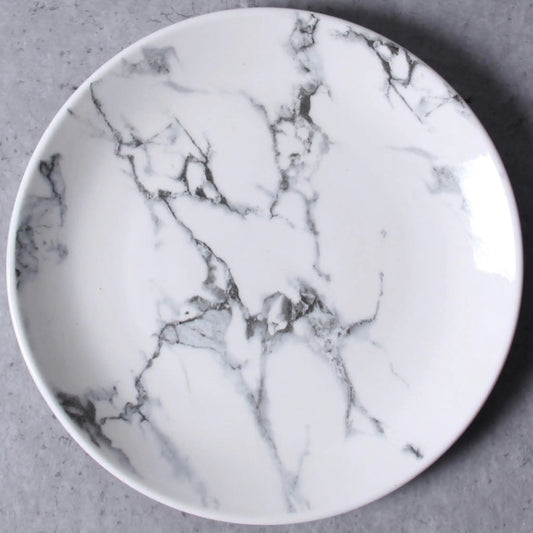 Marble Round Plate 10" WEM Support (www.WEM.support)