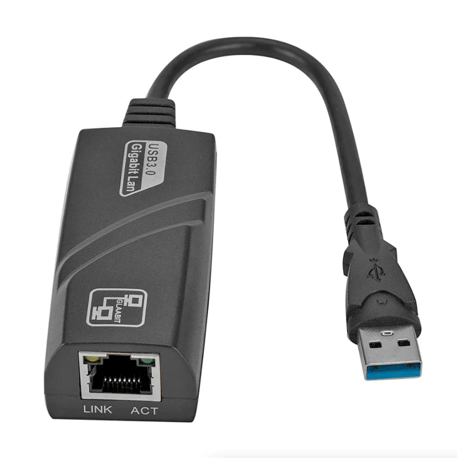 USB 3.0 Gigabit Ethernet LAN RJ45 1000Mbps Network Adapter For Windows PC Mac WEM Support (www.WEM.support)