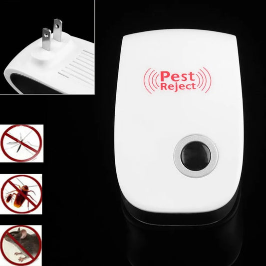 Electronic Ultrasonic Healthy Rechargeble Anti Mosquito Insect Pest Reject Mouse Repellent Repeller Practical Home EUUS Plug HejK.com