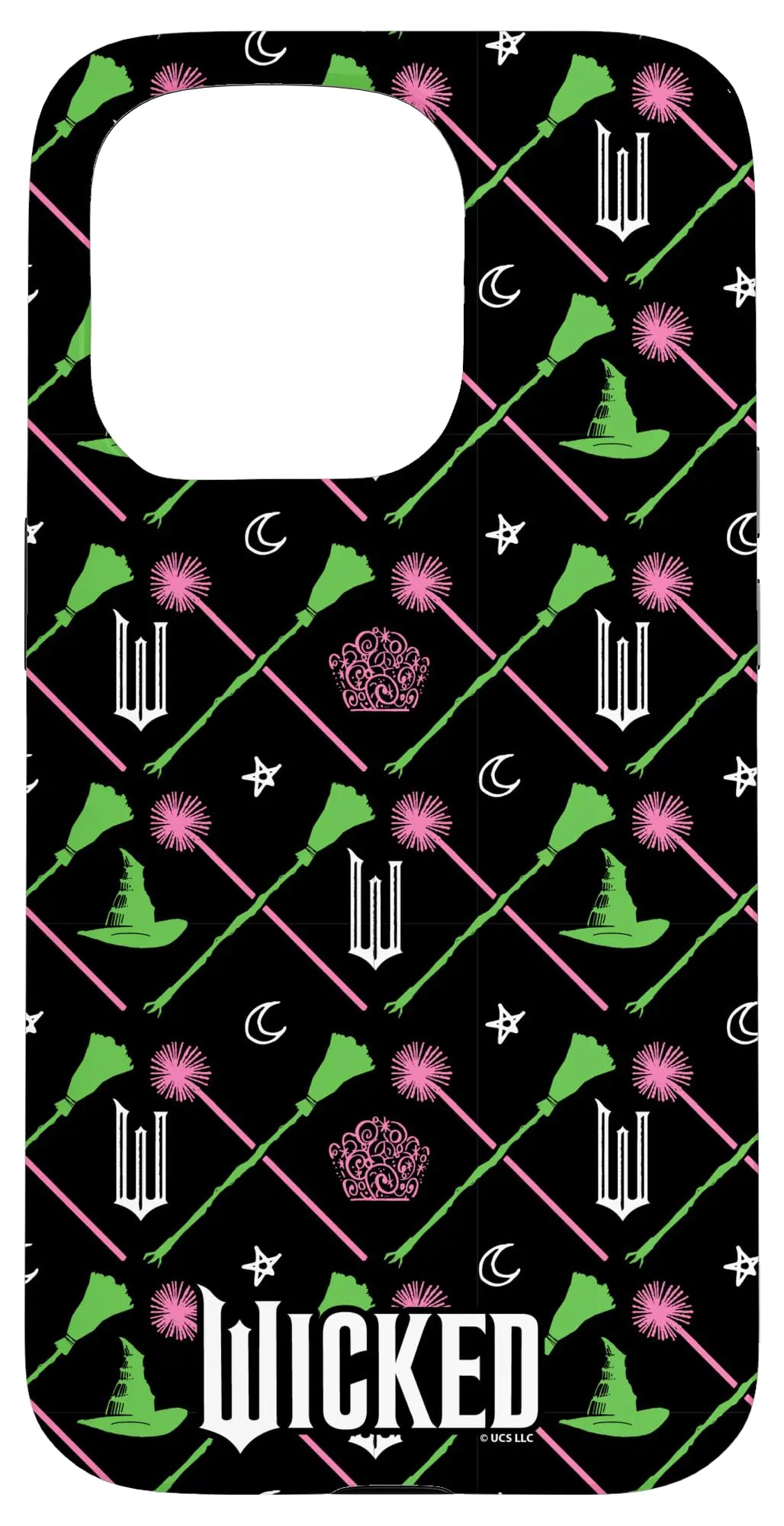 iPhone 14 Plus Wicked Broomsticks & Wands All Over Print Case