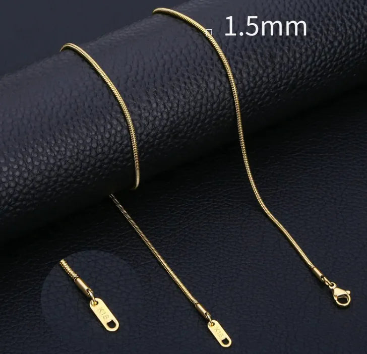 Serpent Curve Necklace WEM Support (www.WEM.support)