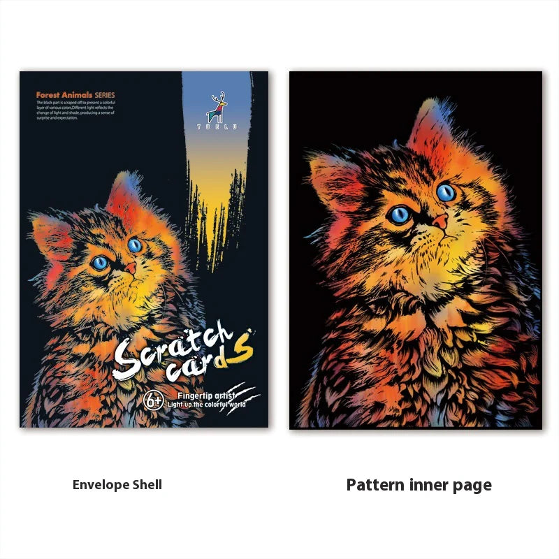 Colorful Urban Scratching Art Kit WEM Support (www.WEM.support)